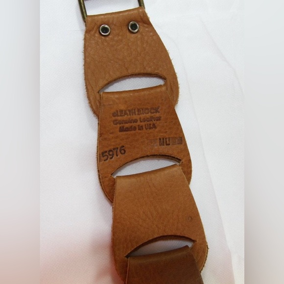 Leatherock belt boho 70s seventies Daisy Jones Stevie Nicks western cowgirl - Picture 2 of 10